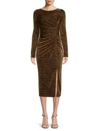 Rachel Zoe Lovey Metallic Jersey Midi Dress at Saks Fifth Avenue